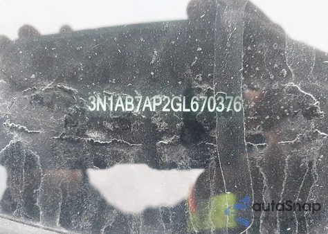 2016 Nissan Sentra Sv z USA, uszkodzony, nr VIN 3N1AB7AP2GL670376